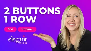 Stack Buttons Beside Each Other In One Row // Divi Tutorial