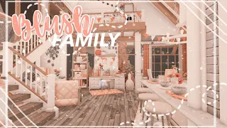 bloxburg | blush family loft | cxvixella♡