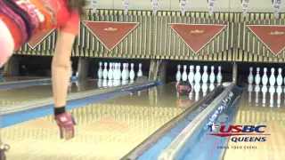 Slow motion bowling releases - 2015 USBC Queens, Day 1, A squad