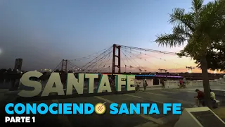 Conociendo SANTA FE, Argentina, ¡CAMINAMOS POR EL PUENTE COLGANTE!