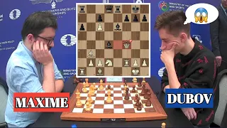 BLUNDER QUEEN 😱 MVL vs Daniil Dubov || FIDE World Blitz Chess Championship 2023