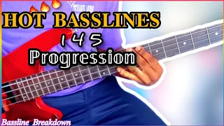 How To Play Seben Groove Bassline on "Africa Praise 1 4 5 Progression" Bass Lessons