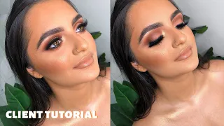 Warm, matte smokey eye 🍂🍂 Client tutorial