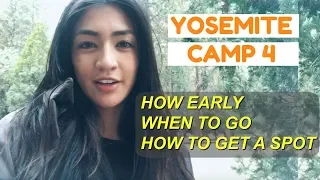 LIVING IN A TENT🌲: Camp 4 Yosemite Tips - How Early