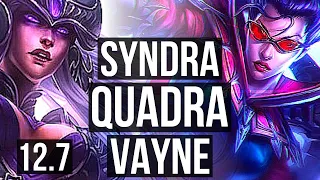 SYNDRA vs VAYNE (TOP) | Quadra, 13/3/5, 400+ games, Dominating | EUW Grandmaster | 12.7