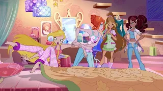 Bloom drags Stella out of bed | Winx Club Clip