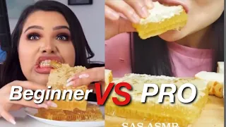 Beginner vs PRO mukbangers (sas asmr vs karina garcia)