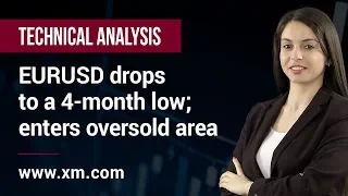 Technical Analysis: 10/02/2020 - EURUSD drops to a 4-month low; enters oversold area