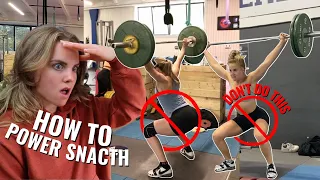 NEVER MISS A Power Snatch Again! How To Power Snatch