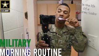 Military Morning Routine | Day in the Life of a Army Soldier