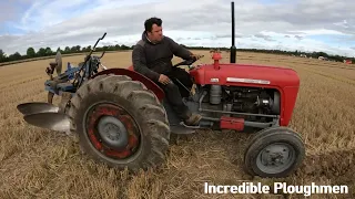 1964 Massey Ferguson 35X 2.5 Litre 3-cyl Diesel Tractor (45HP) With Ransomes Plough