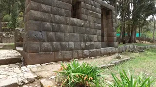 Inca And Older Megalithic Stone Works At San Cristobal In Cusco Peru