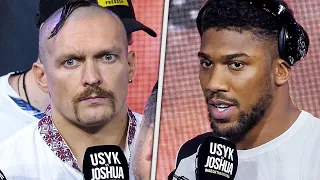 'USYK WEIGHT MEANS NOTHING!' Anthony Joshua & Oleksandr Usyk • FINAL WORDS BEFORE MEGAFIGHT