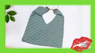 🧶Bolso ORIGAMI 💋Crochet Principiantes RAPIDO💖