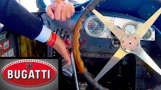 How to Drive a REAL Bugatti Type 59 Supercharged Grand Prix car!