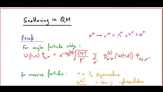 QFT a la Weinberg - Lecture07A