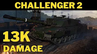 Wot console Challenger2 13K DAMAGE