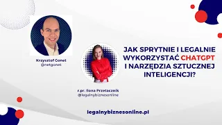 Chat GPT a Prawo I Prawa autorskie w sztucznej inteligencji I Narzędzia sztucznej inteligencji