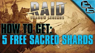 How to get 5 FREE Sacred Shards in 35 Days !! | F2P | 2019 | RAID: Shadow Legends