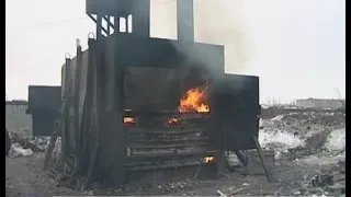 В Чебоксарах снова сжигают мусор на улице