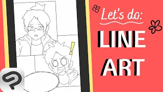 chill with me as i ink 1 ½ webtoon panels very slowly