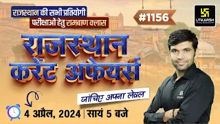 Rajasthan Current Affairs (1156) |  Current Affairs Today | Narendra Sir