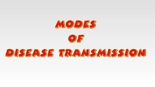 disease transmission - modes and prevention