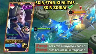 REVIEW SKIN STARLIGHT CECILION "STARGAZER"- BUILD CECILION TERSAKIT 2022 -MOBILE LEGENDS