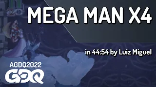 Mega Man X4 by Luiz Miguel in 44:54 - AGDQ 2022 Online