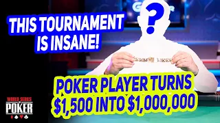 Which Poker Player Turns $1,500 into $1,000,000 at 2021 World Series of Poker?