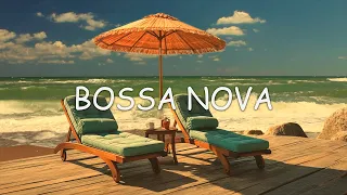 The Atmosphere of a Seaside Cafe with Relaxing Jazz & Bossa Nova Music - Background Music for Relax