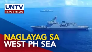 Mga barko ng Canada at Philippine Navies, magkasamang naglayag sa West Philippine Sea