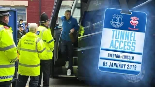 LOOKMAN & BERNARD ON TARGET: TUNNEL ACCESS | EVERTON 2-1 LINCOLN CITY