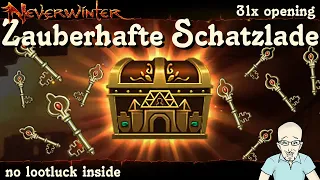 NEVERWINTER: 31x Zauberhafte Schatzlade öffnen - VIP Schlüssel -Showcase- Loot Pechvogel PS4 deutsch