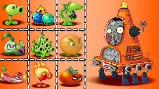 Robo-Cone Zombie vs All Plants PvZ 2 Gameplay ► Plants vs. Zombies 2: It's About Time