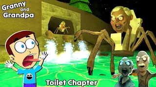 Grandpa and Granny : Skibidi Toilet Chapter | Shiva and Kanzo Gameplay