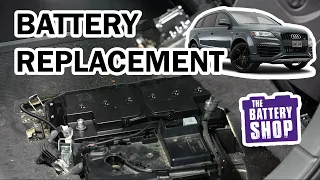 Audi Q7 (2007 - 2015) - New Battery Install (Under Driver Seat)