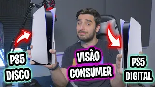 QUAL PS5 COMPRAR ? Digital ou com LEITOR DE DISCO - Visão Consumer