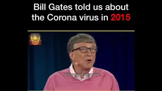 Bill Gates Coronavirus TedTalk Video