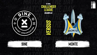 9INE vs. Monte - Map 4 [Ancient] - ESL Challenger League Season 44 Europe - Upper bracket