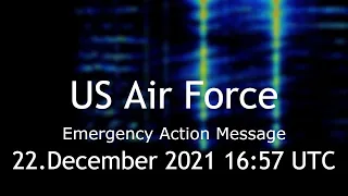US Air Force emergency action message 22.December 2021 16:57 UTC