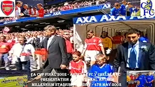 ARSENAL FC V CHELSEA FC – FA CUP FINAL 2002 – PRESENTATION AND NATIONAL ANTHEM – CARDIFF