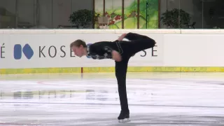 2015 ISU Jr. Grand Prix - Linz Men Short Program Artur PANIKHIN KAZ