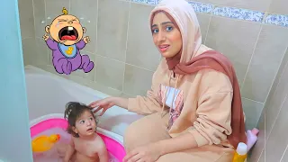 صرت أم ليوم كامل !! 😭 | معاناااة