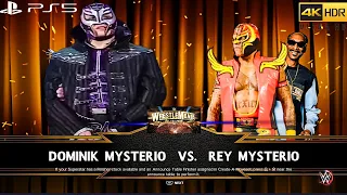WWE 2K23 (PS5) - REY MYSTERIO vs DOMINIK MYSTERIO | WRESTLEMANIA 39 [4K 60FPS HDR]