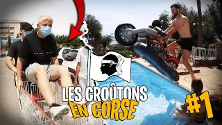 On achète le cadeau d’anniv à Lebouseuh avec Michou et Inoxtag - Les Croûtons en Corse ! #1