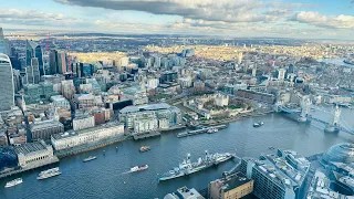 The View from the Shard - London’s Highest View [4K] #theshard #2023 #london #towerbridgelondon