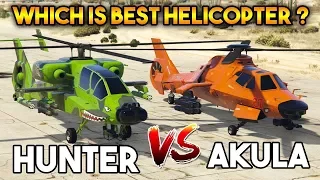 GTA ONLINE : AKULA VS HUNTER ( WHICH IS BEST ? )