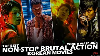 TOP 5 NON STOP BRUTAL ACTION KOREAN Movies In HINDI - SIB Reviews