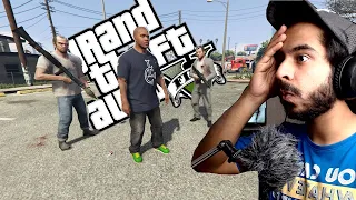 Franklin, Trevor and Michael FIGHT with BALLAS Gang || GTA 5 Gameplay